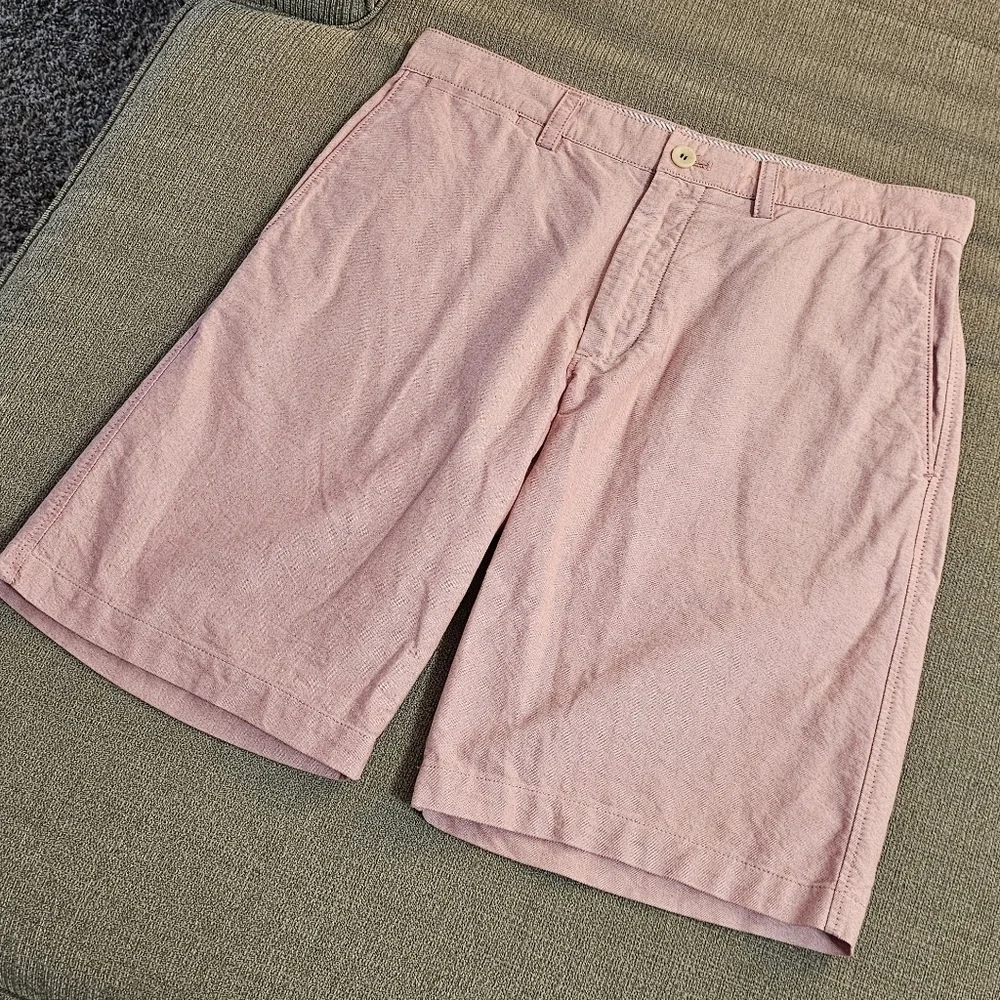 Banana Republic Original Oxford Light Pastel Pink Casual Shorts Size 32